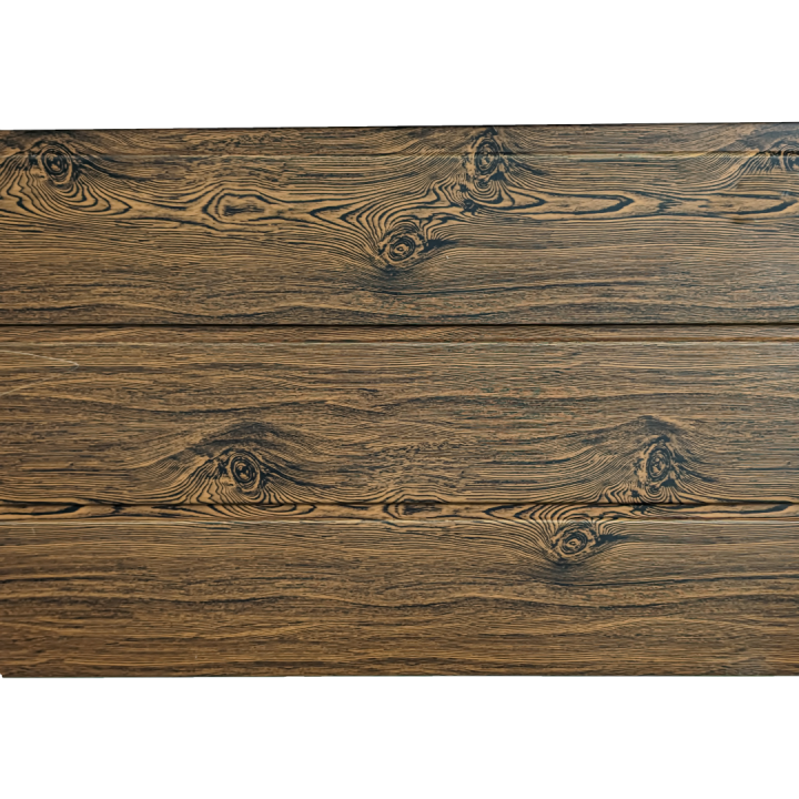 REVESTIMIENTO EXTERIOR ELEGANCIA EN MADERA OSCURA 3 TABLAS