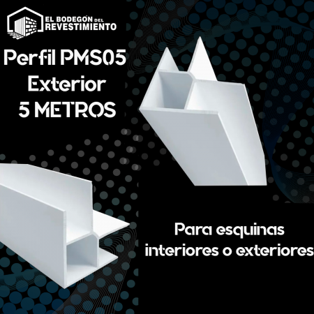 PERFIL EXT ALUMINIO BLANCO 270°