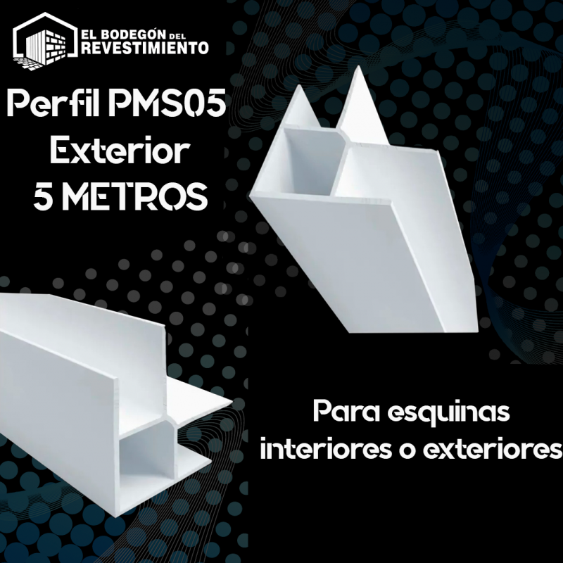 PERFIL EXT ALUMINIO BLANCO 270°