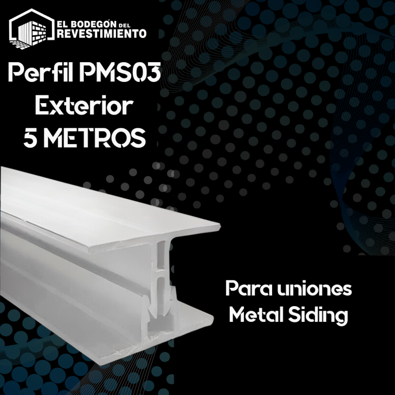 PERFIL EXT UNION  ALUMINIO SIDING
