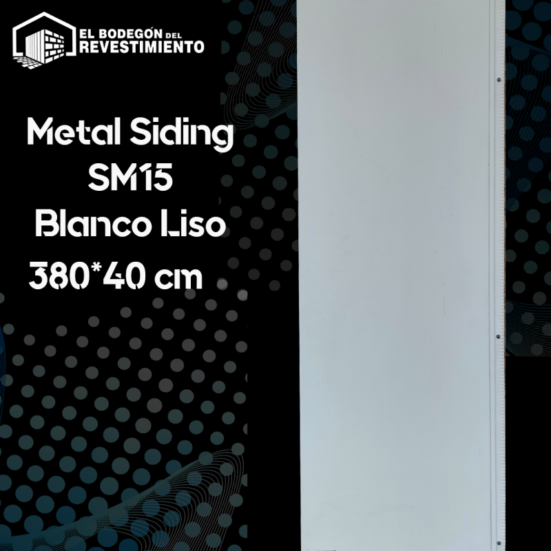 REVESTIMIENTO EXT ALUM BLANCO LISO