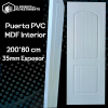 Puerta Interior PVC MDF Blanca 200*80