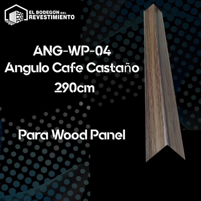 Angulo Wood Panel Cafe Castaño