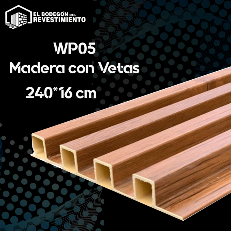 WALL PANEL MADERA CON VETAS