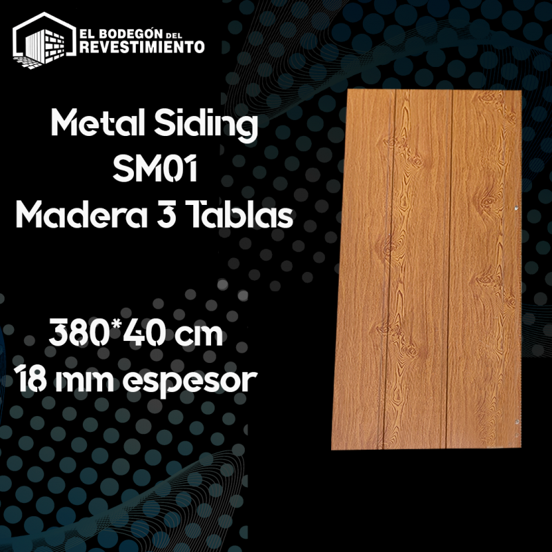 REVESTIMIENTO EXTERIOR MADERA 3 TABLAS