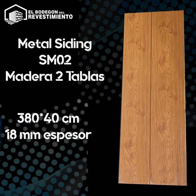 REVESTIMIENTO EXTERIOR MADERA 2 TABLAS