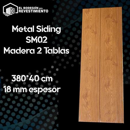 REVESTIMIENTO EXTERIOR MADERA 2 TABLAS - El Bodegón del Revestimiento