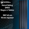 REVESTIMIENTO EXTERIOR NEGRO 4 TABLAS