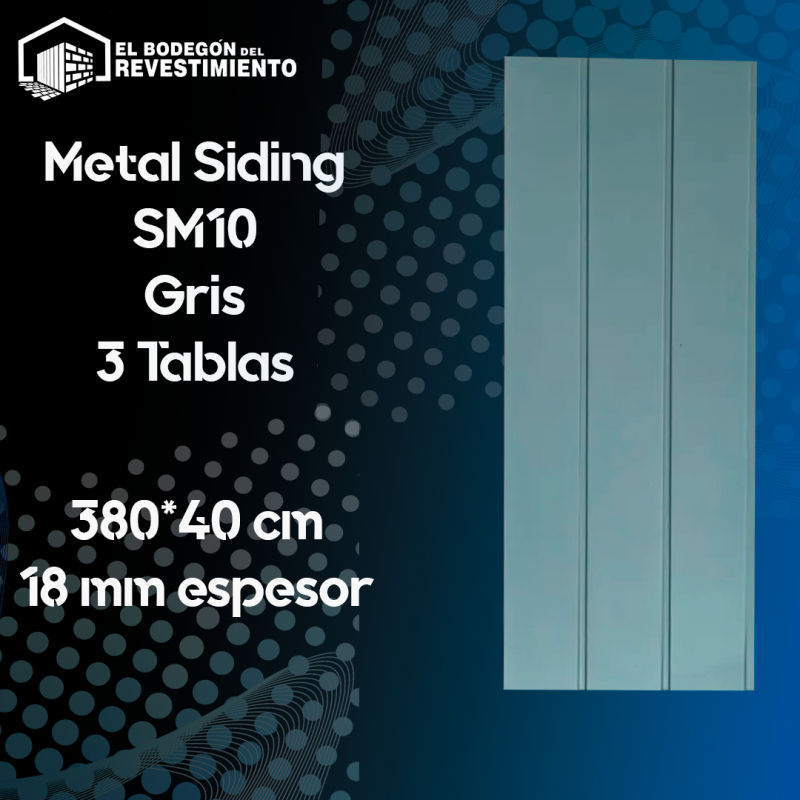REVESTIMIENTO EXTERIOR SOBRIEDAD RUSTICA MADERA GRIS 3 TABLAS