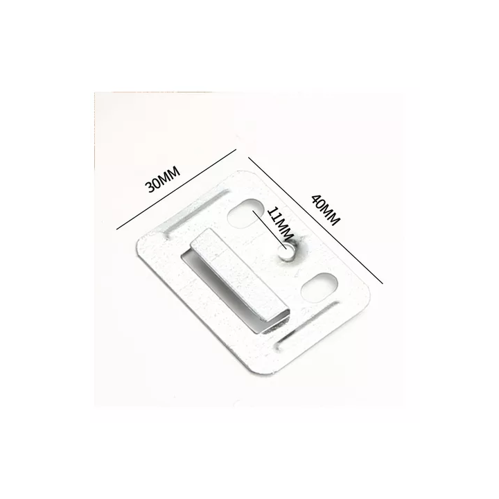 PACK 100 Unidades CLIP MONTAJE PANEL WPC y PVC – TIPO HEBILLA
