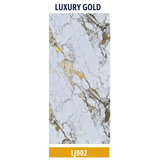 PLANCHA PVC MARMOL LUXURY GOLD 122x244cm