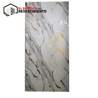 PLANCHA MARMOL GRIETAS DORADAS