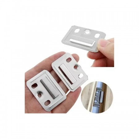 PACK 30 Unidades CLIP MONTAJE PANEL WPC y PVC  TIPO HEBILLA