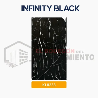 PLANCHA PVC MARMOL INFINITY BLACK