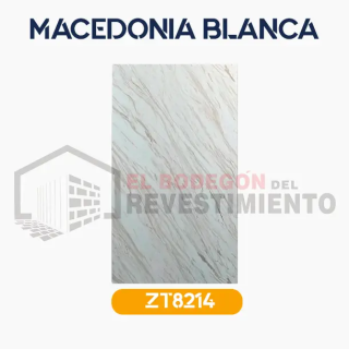 PLANCHA PVC MARMOL MACEDONIA BLANCA
