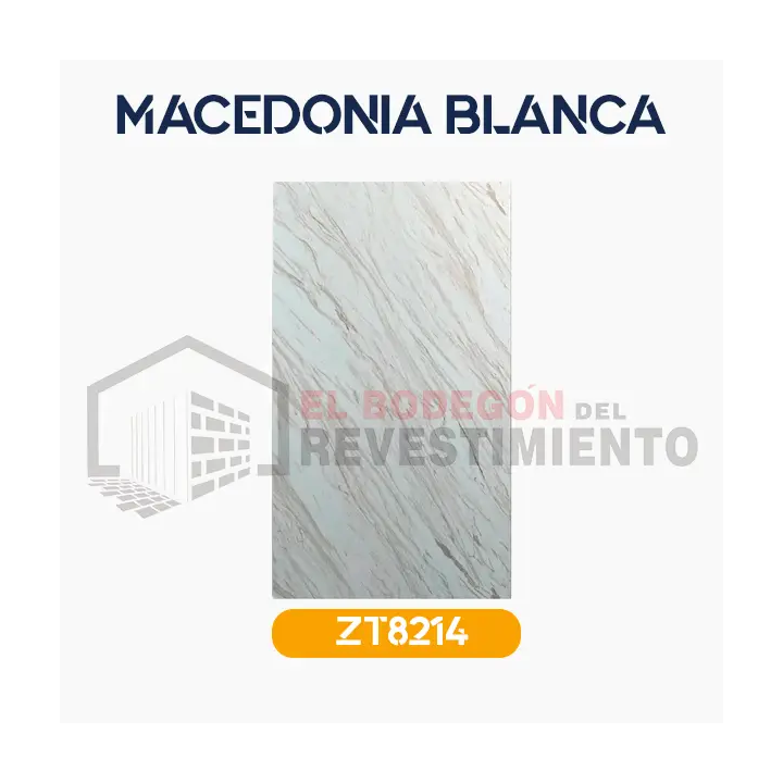 PLANCHA PVC MARMOL MACEDONIA BLANCA