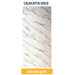 Plancha marmoleada Calacatta Gold Mármol 122x244cm