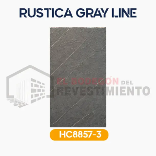 PLANCHA PVC MARMOL RUSTIC GRIS CONCRETO