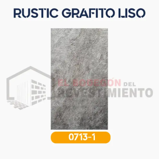PLANCHA PVC MARMOL RUSTICA GRAFITO LISO