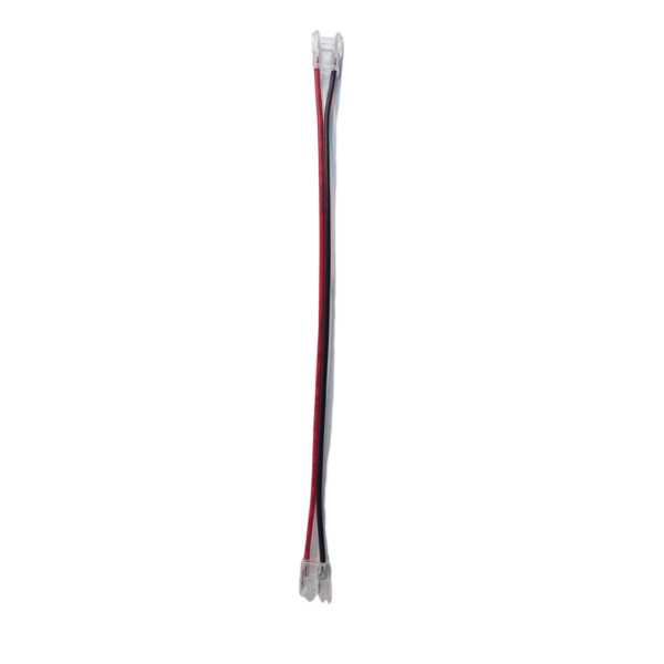 CONECTOR 2 PINES PARA LED 8mm UNION 25 CM - Imagen 2