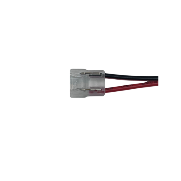 CONECTOR 2 PINES PARA LED 8mm UNION 25 CM