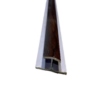 PERFIL INTERIOR H PVC - TEXTURA ROBLE